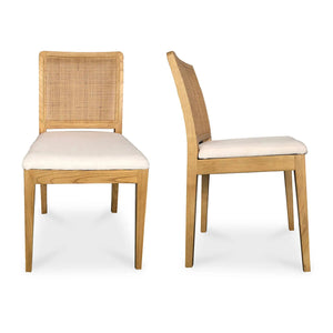   Modern European furniture - Rattan-Back Dining Chair Set (2) - www.oroa.com | Oroa.com