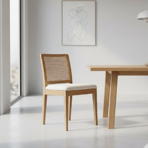   Modern European furniture - Rattan-Back Dining Chair Set (2) - www.oroa.com | Oroa.com