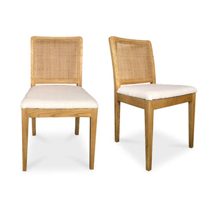   Modern European furniture - Rattan-Back Dining Chair Set (2) - www.oroa.com | Oroa.com