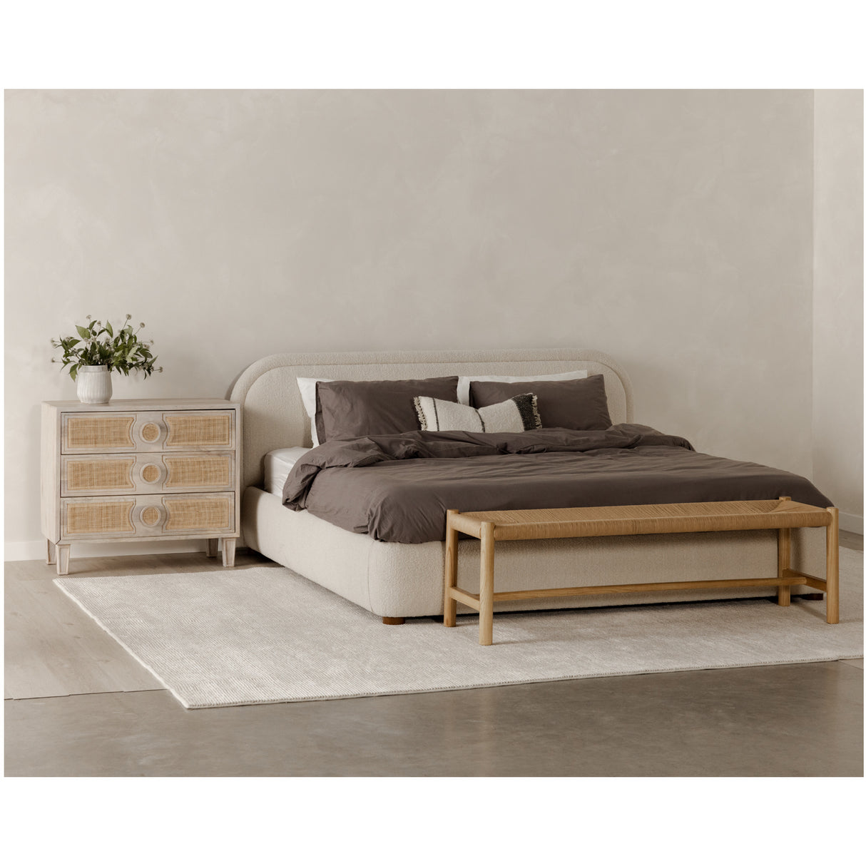   Modern European furniture - Woven Fibers Bench - www.oroa.com | Oroa.com