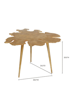   Modern European furniture - Polished Gold Accent Table - www.oroa.com | Oroa.com