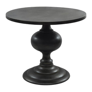   Modern European furniture - Black Aluminum Round Dining Table - www.oroa.com | Oroa.com