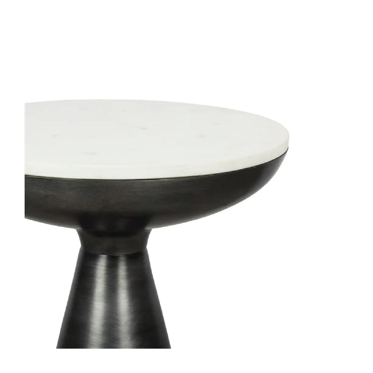   Modern European furniture - Aluminum Base Marble Side Table - www.oroa.com | Oroa.com