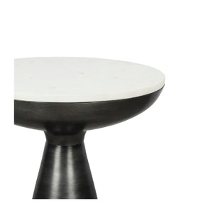   Modern European furniture - Aluminum Base Marble Side Table - www.oroa.com | Oroa.com
