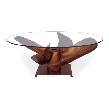  Modern European furniture - Copper Base Nautical Coffee Table - www.oroa.com | Oroa.com