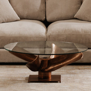   Modern European furniture - Copper Base Nautical Coffee Table - www.oroa.com | Oroa.com