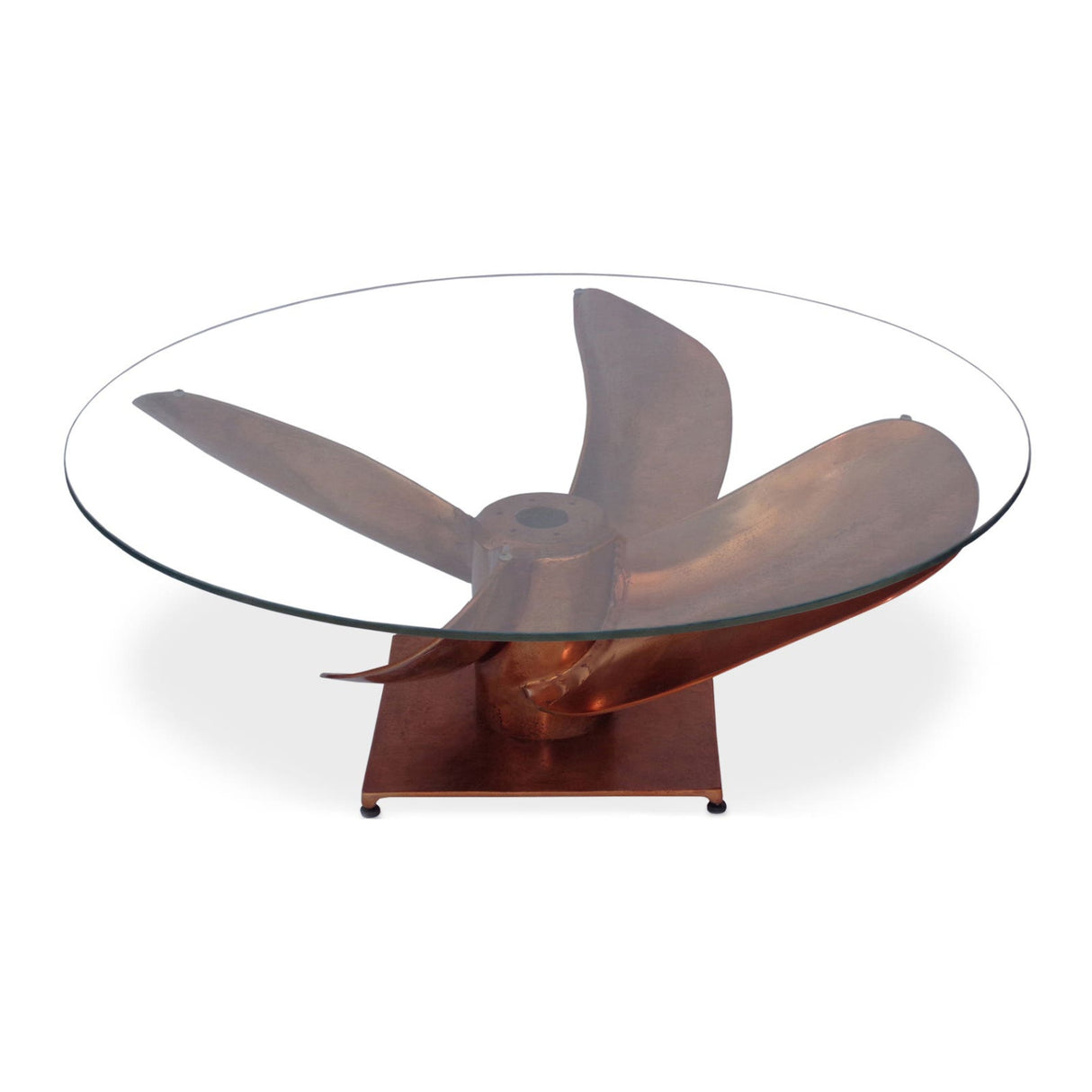   Modern European furniture - Copper Base Nautical Coffee Table - www.oroa.com | Oroa.com