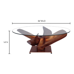   Modern European furniture - Copper Base Nautical Coffee Table - www.oroa.com | Oroa.com