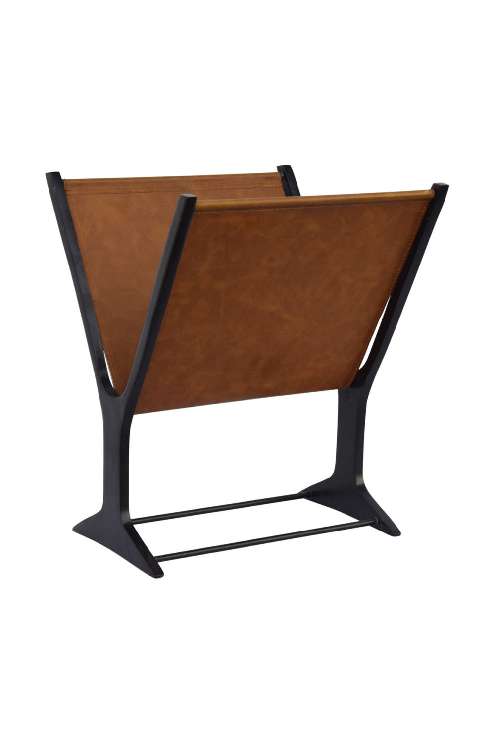   Modern European furniture - Leather & Metal Magazine Rack - www.oroa.com | Oroa.com