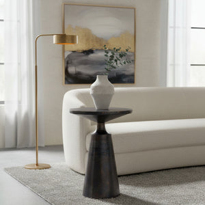   Modern European furniture - Gray Industrial Style Accent Table - www.oroa.com | Oroa.com