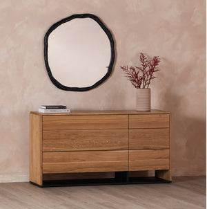   Modern European furniture - Organic-Shaped Aluminum Mirror - www.oroa.com | Oroa.com