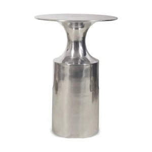   Modern European furniture - Metallic Collumn-Base Accent Table - www.oroa.com | Oroa.com