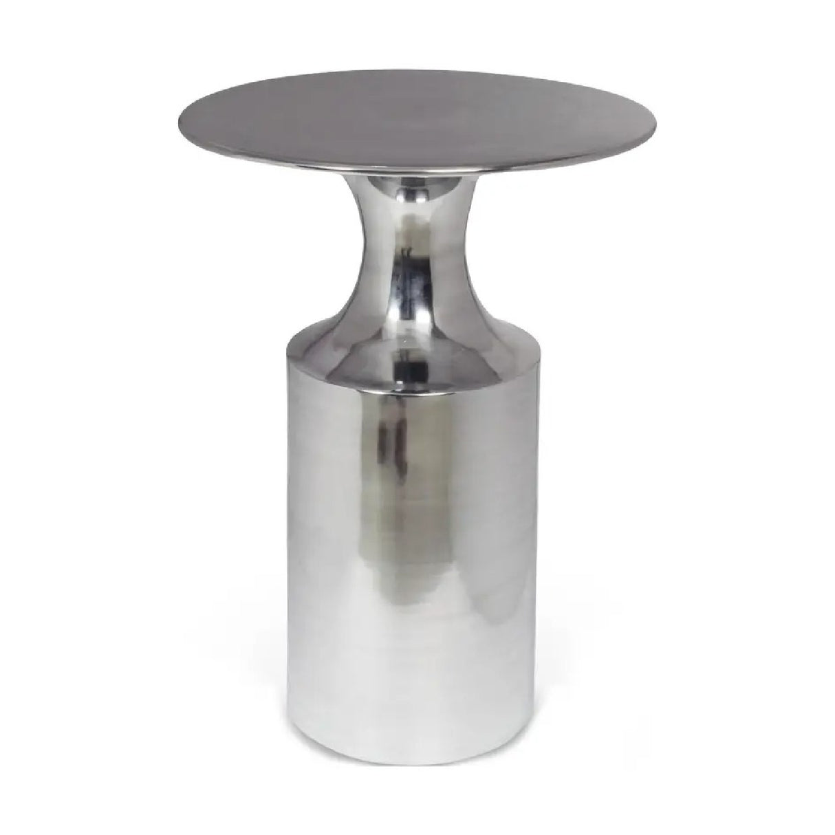  Modern European furniture - Metallic Collumn-Base Accent Table - www.oroa.com | Oroa.com