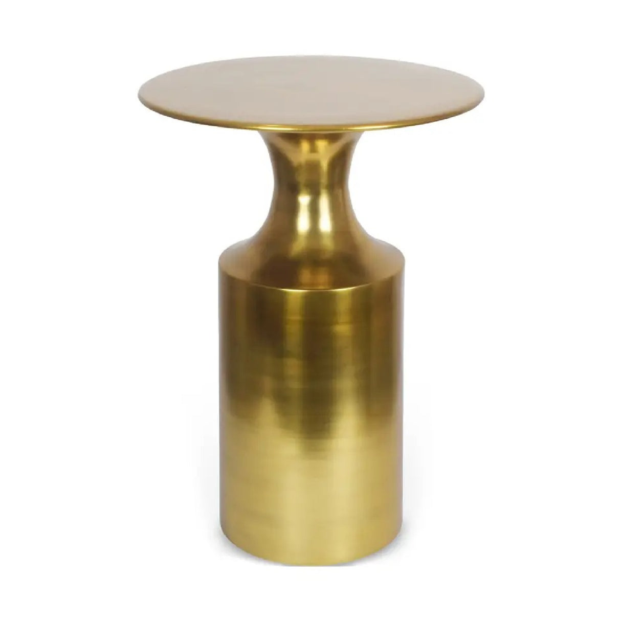  Modern European furniture - Metallic Collumn-Base Accent Table - www.oroa.com | Oroa.com