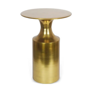  Modern European furniture - Metallic Collumn-Base Accent Table - www.oroa.com | Oroa.com
