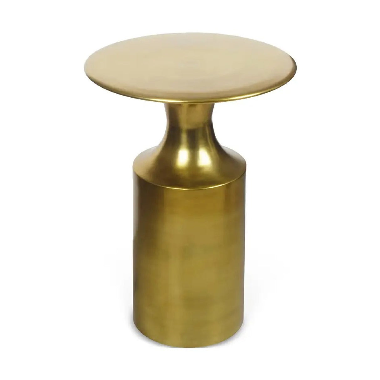   Modern European furniture - Metallic Collumn-Base Accent Table - www.oroa.com | Oroa.com