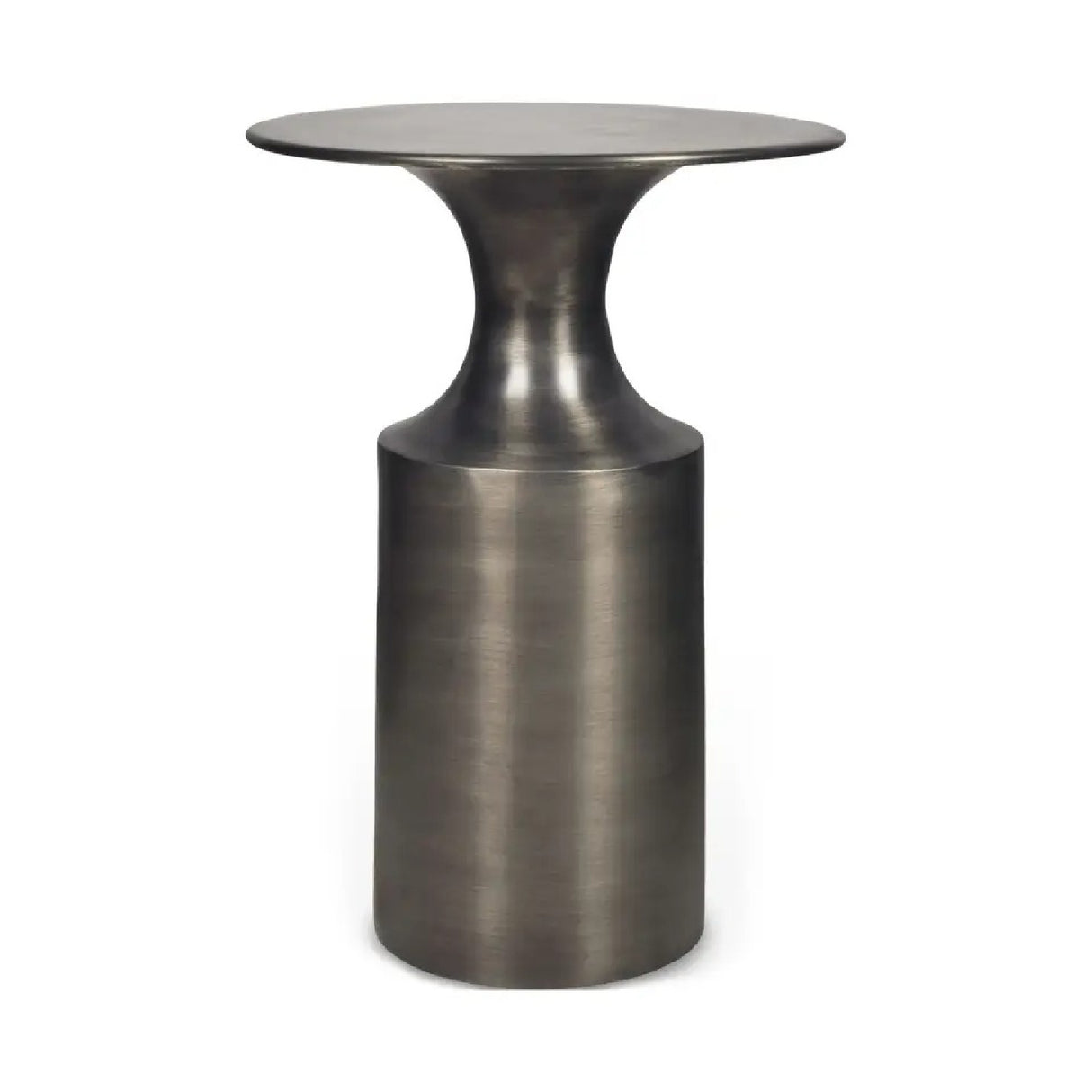   Modern European furniture - Metallic Collumn-Base Accent Table - www.oroa.com | Oroa.com