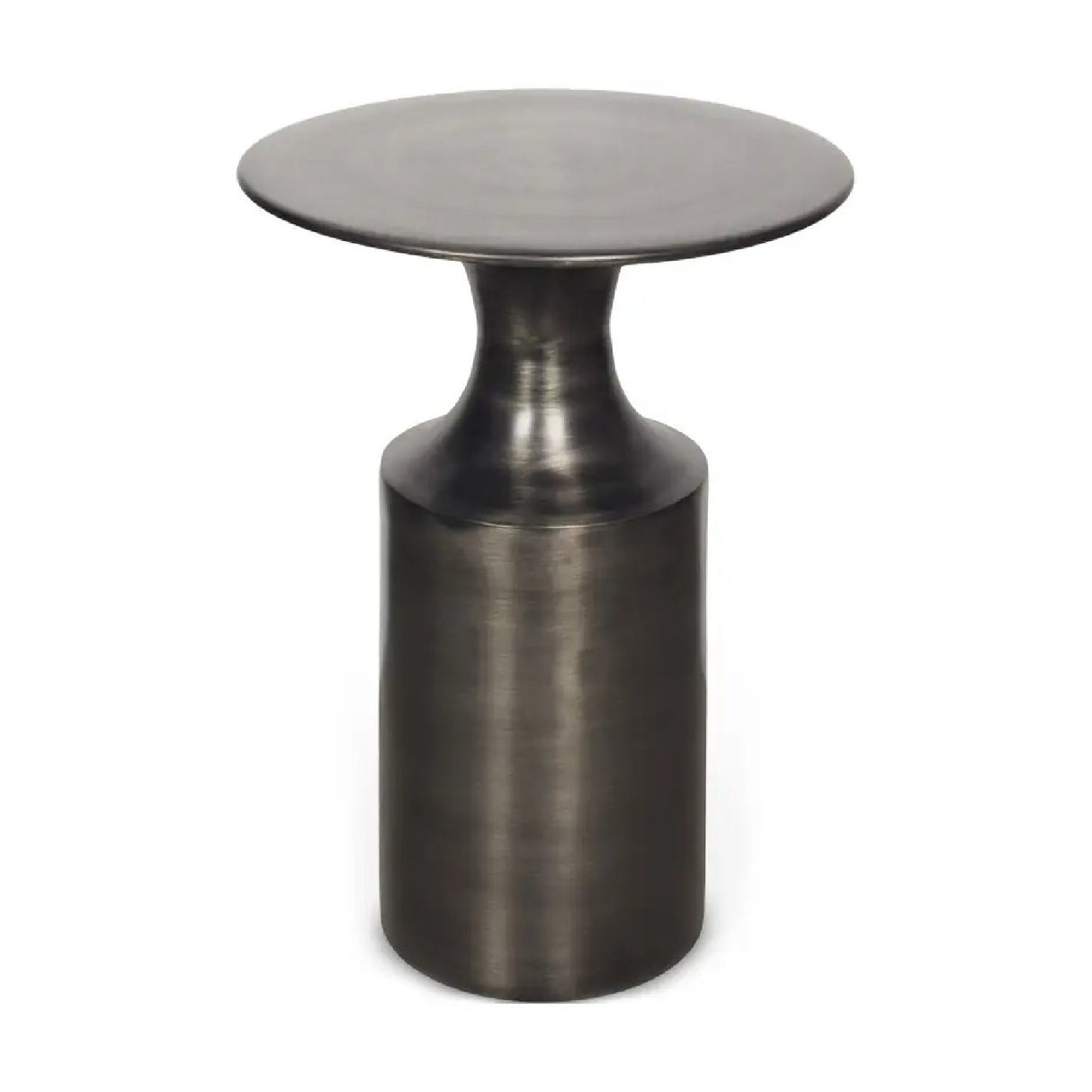   Modern European furniture - Metallic Collumn-Base Accent Table - www.oroa.com | Oroa.com