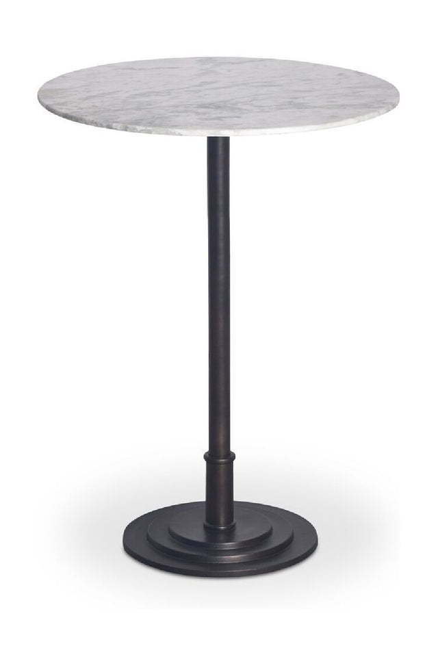 Modern European furniture - White Marble Outdoor Counter Table - www.oroa.com