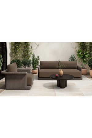   Modern European furniture - Round Black Outdoor Coffee Table - www.oroa.com | Oroa.com