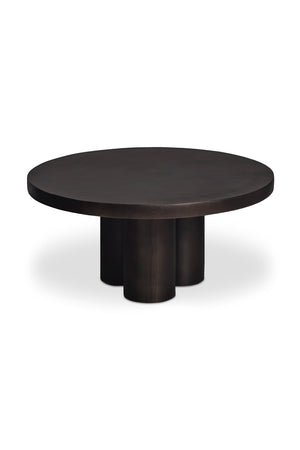   Modern European furniture - Round Black Outdoor Coffee Table - www.oroa.com | Oroa.com