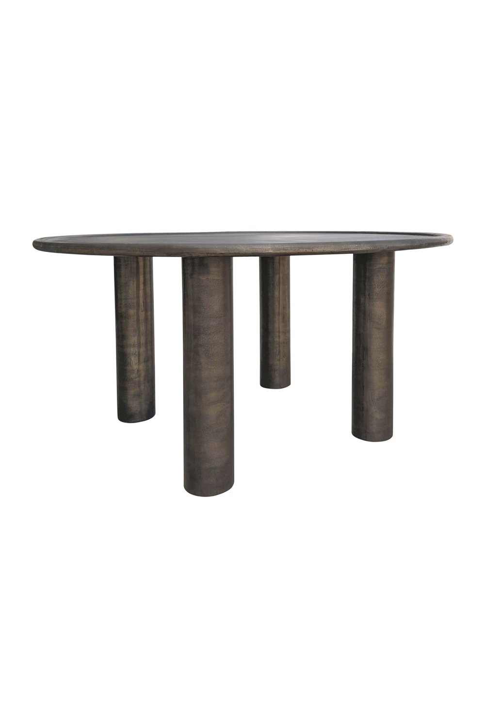   Modern European furniture - Bronze Round Outdoor Dining Table - www.oroa.com | Oroa.com