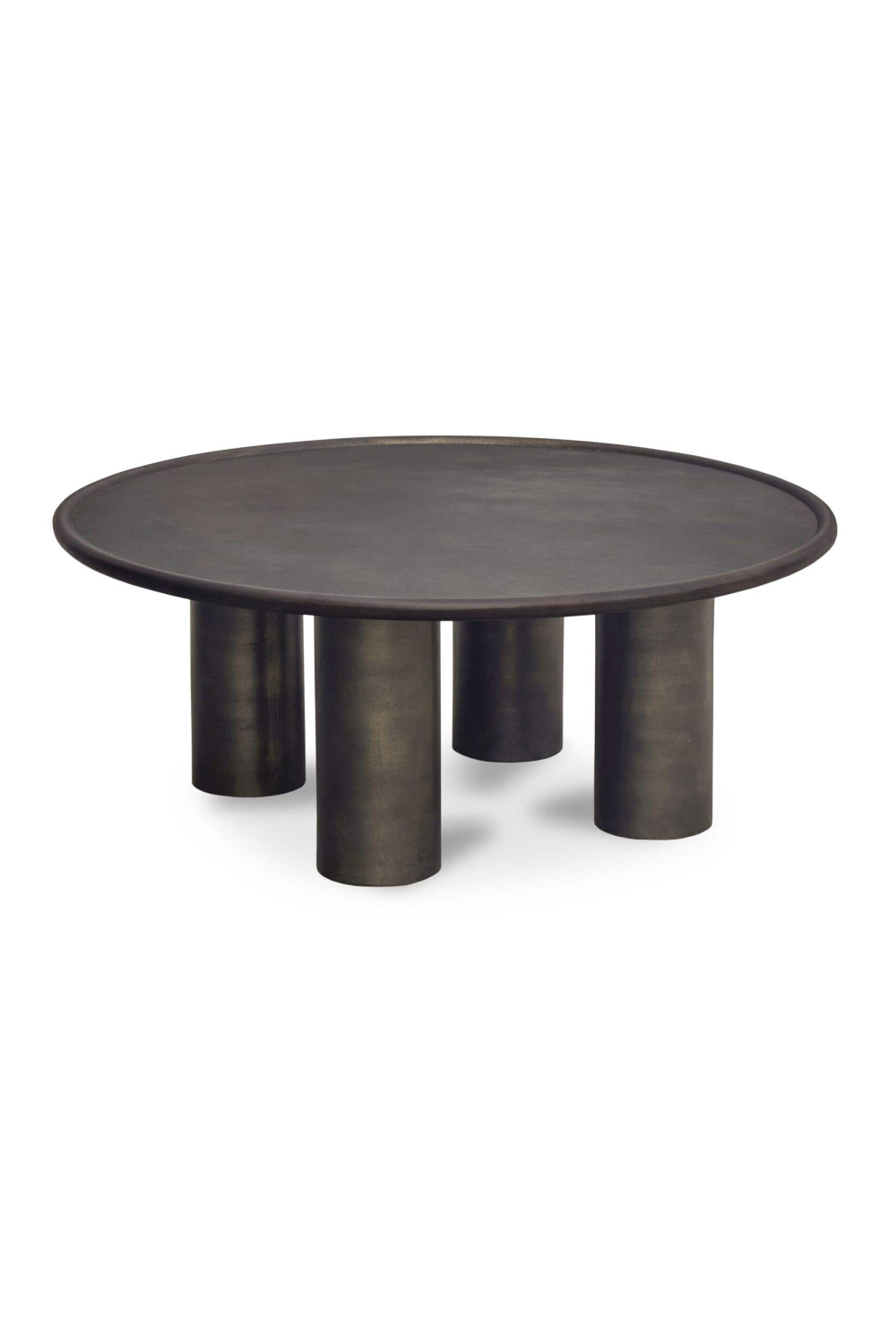   Modern European furniture - Bronze Round Outdoor Coffee Table - www.oroa.com | Oroa.com