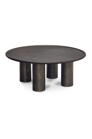   Modern European furniture - Bronze Round Outdoor Coffee Table - www.oroa.com | Oroa.com