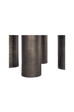   Modern European furniture - Bronze Round Outdoor Coffee Table - www.oroa.com | Oroa.com
