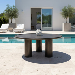   Modern European furniture - Bronze Round Outdoor Coffee Table - www.oroa.com | Oroa.com