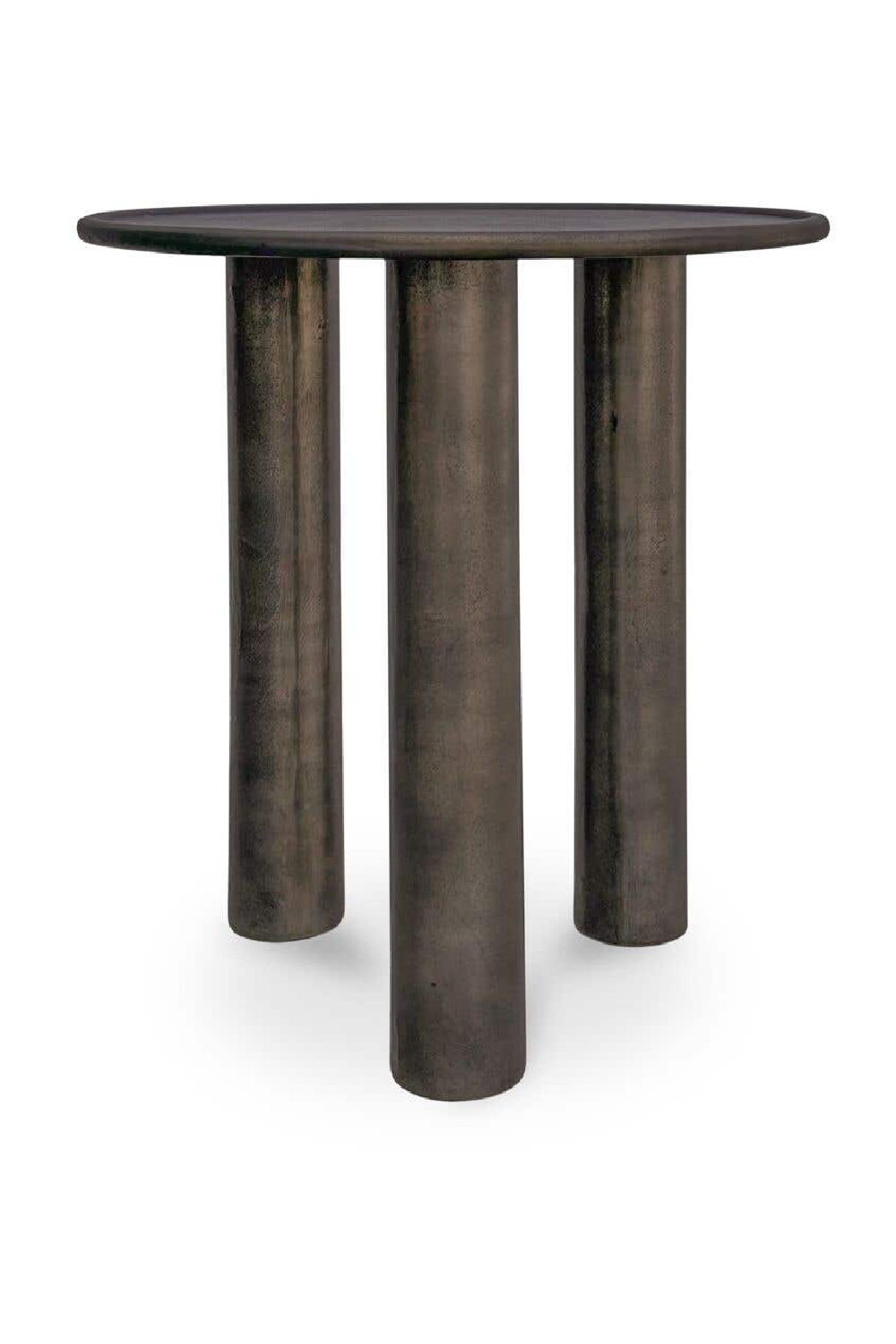   Modern European furniture - Bronze Round Outdoor Side Table - www.oroa.com | Oroa.com