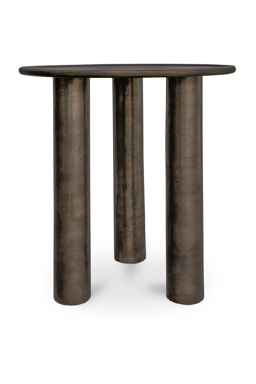   Modern European furniture - Bronze Round Outdoor Side Table - www.oroa.com | Oroa.com