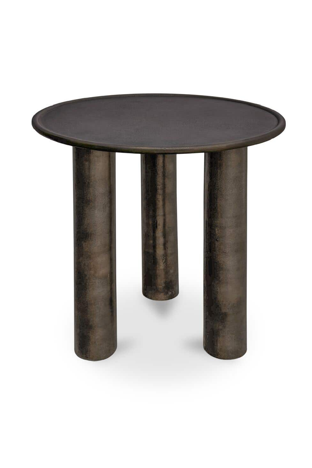   Modern European furniture - Bronze Round Outdoor Side Table - www.oroa.com | Oroa.com