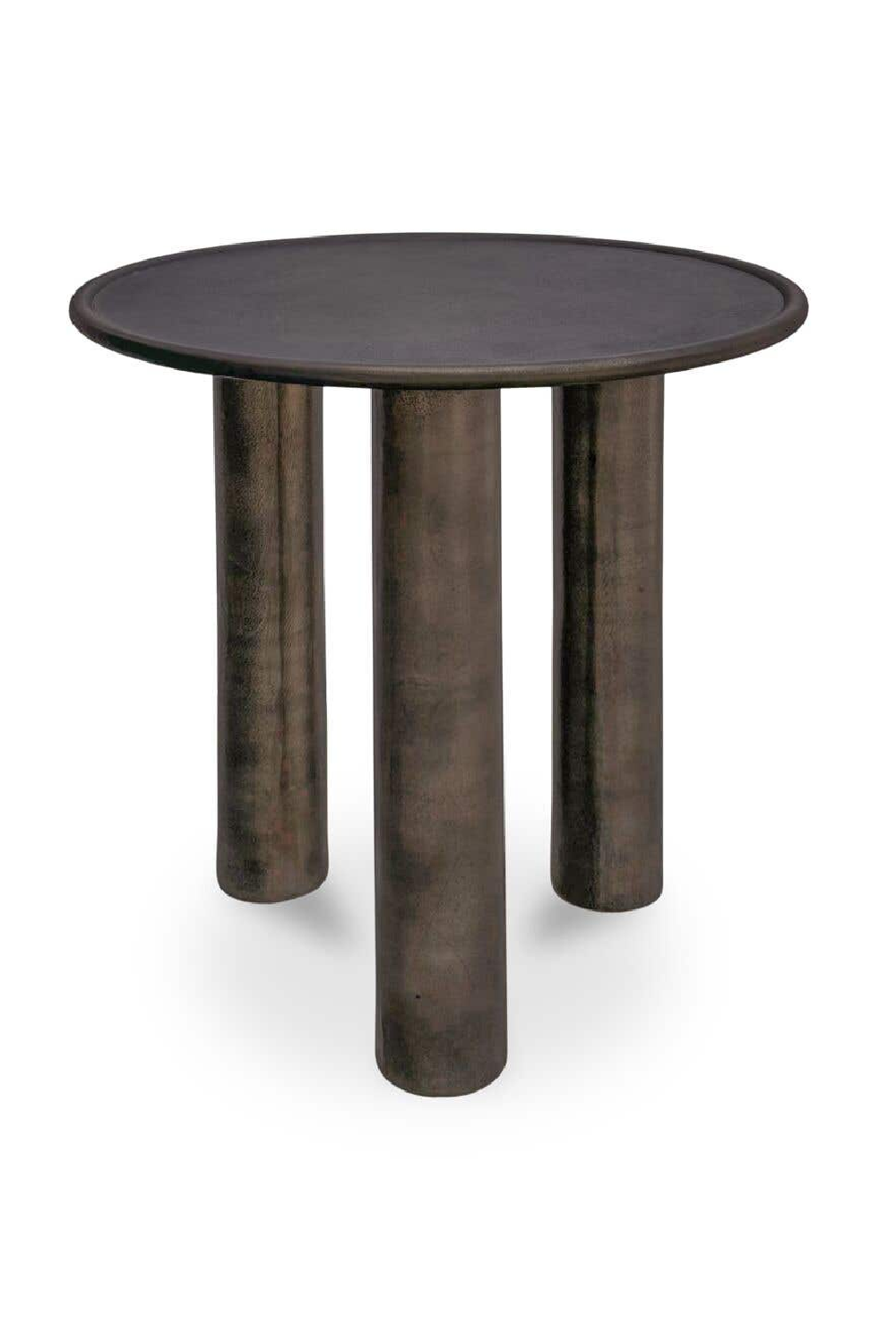   Modern European furniture - Bronze Round Outdoor Side Table - www.oroa.com | Oroa.com