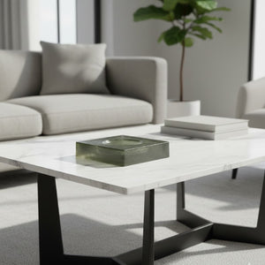   Modern European furniture - Square Glass Catchall Tray - www.oroa.com | Oroa.com