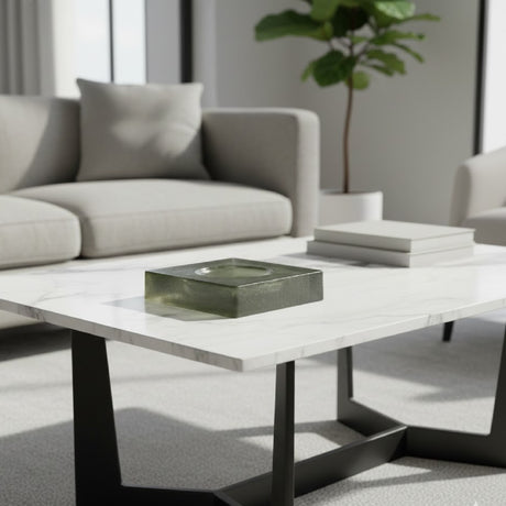   Modern European furniture - Square Glass Catchall Tray - www.oroa.com | Oroa.com