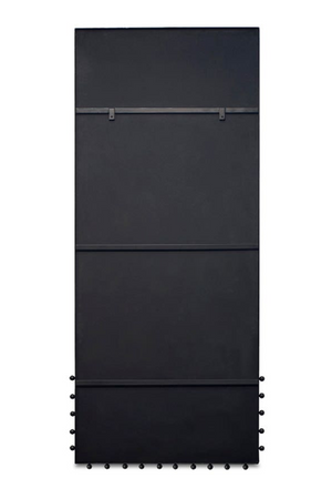   Modern European furniture - Black Iron Floor Mirror - www.oroa.com | Oroa.com