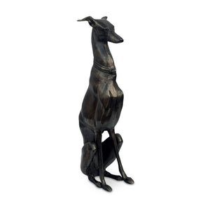   Modern European furniture - Black Greyhound Sculpture - www.oroa.com | Oroa.com