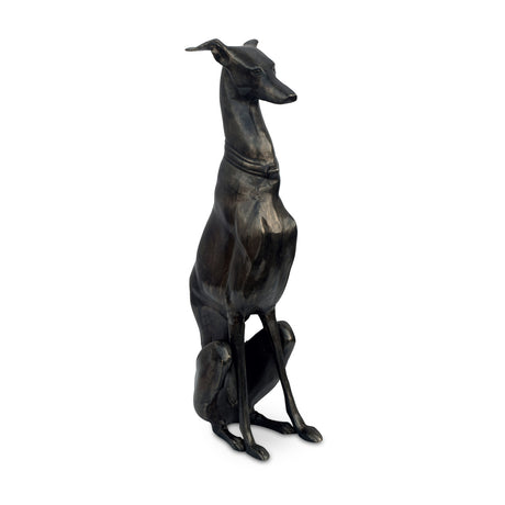   Modern European furniture - Black Greyhound Sculpture - www.oroa.com | Oroa.com