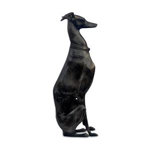   Modern European furniture - Black Greyhound Sculpture - www.oroa.com | Oroa.com