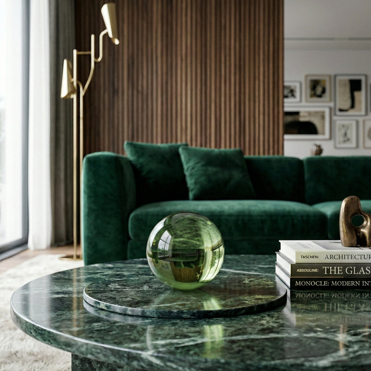   Modern European furniture - Glass Orb Decorative Object - www.oroa.com | Oroa.com