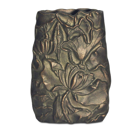   Modern European furniture - Antique Brass Petal Motif Vase - www.oroa.com | Oroa.com