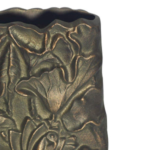   Modern European furniture - Antique Brass Petal Motif Vase - www.oroa.com | Oroa.com