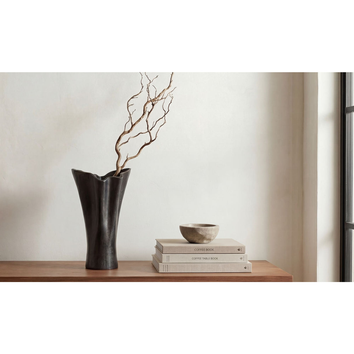   Modern European furniture - Black Wave Top Vase - www.oroa.com | Oroa.com