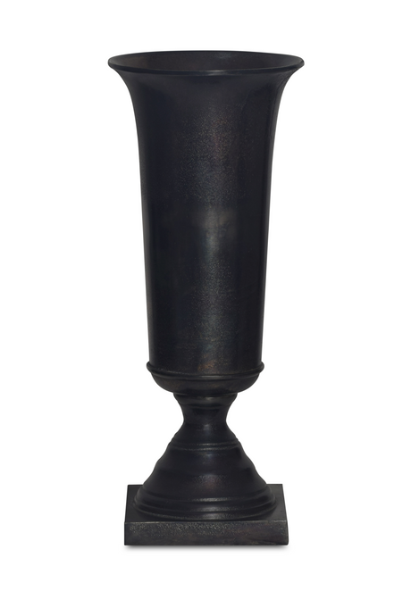   Modern European furniture - Black Cast Aluminum Vase - www.oroa.com | Oroa.com