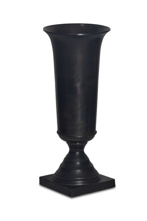   Modern European furniture - Black Cast Aluminum Vase - www.oroa.com | Oroa.com