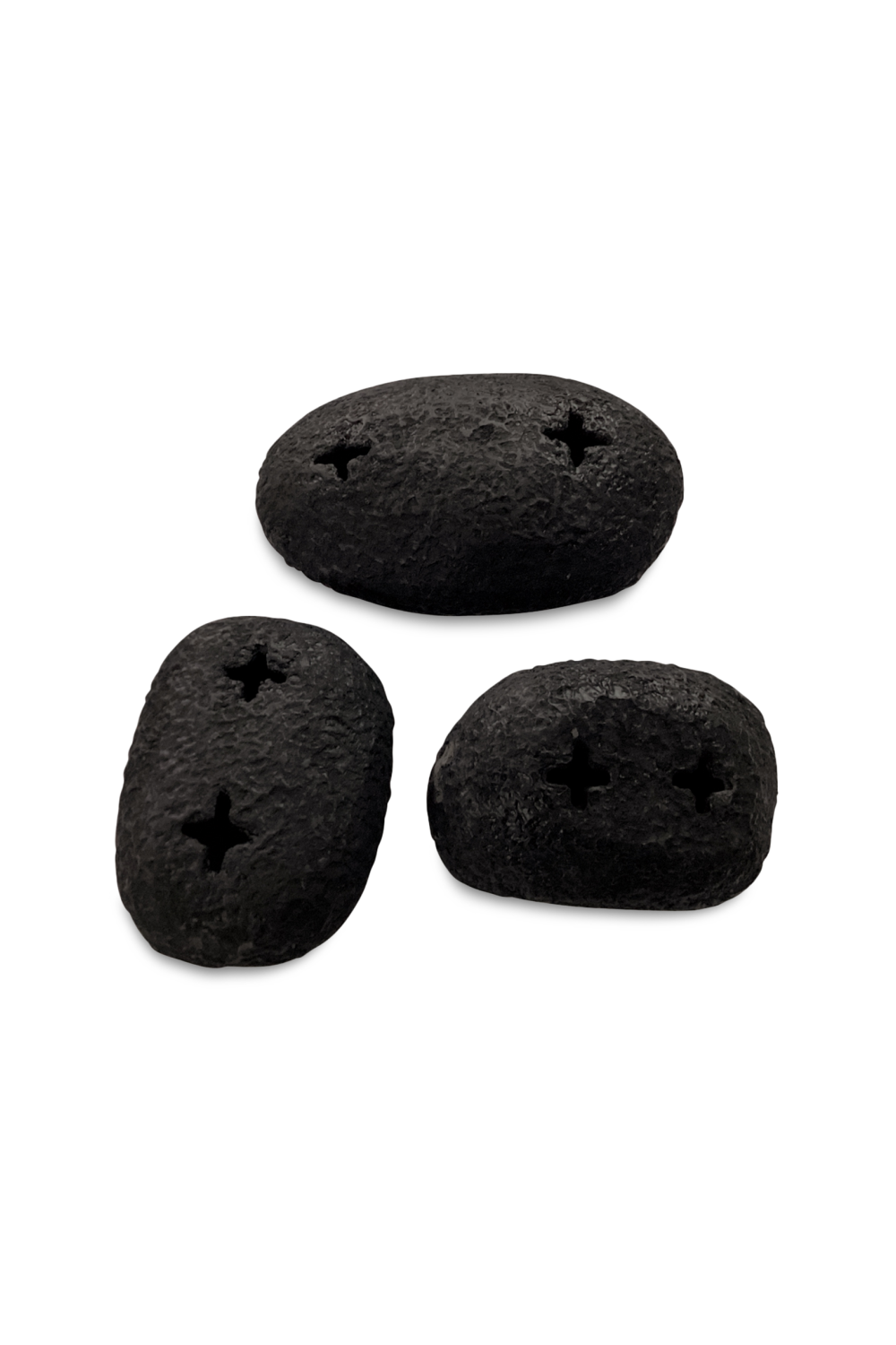   Aged Black Wall Sculpture Set (3) | Oroa.com