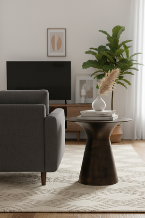   Bronze Outdoor Side Table | Oroa.com