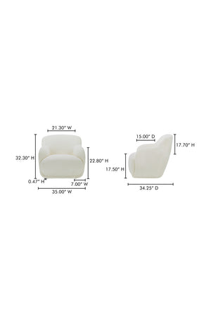   Modern European furniture - Chunky Upholstered Lounge Chair - www.oroa.com | Oroa.com