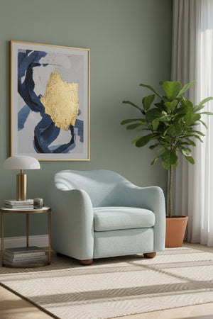   Modern European furniture - Sloped-Arm Accent Chair - www.oroa.com | Oroa.com